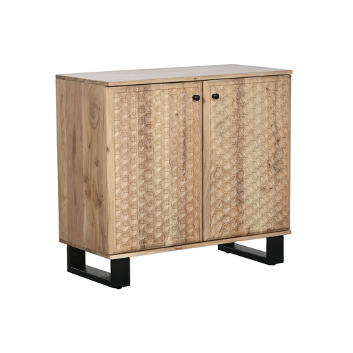 Aparador Home ESPRIT Metal Acacia 88 x 40 x 80 cm
