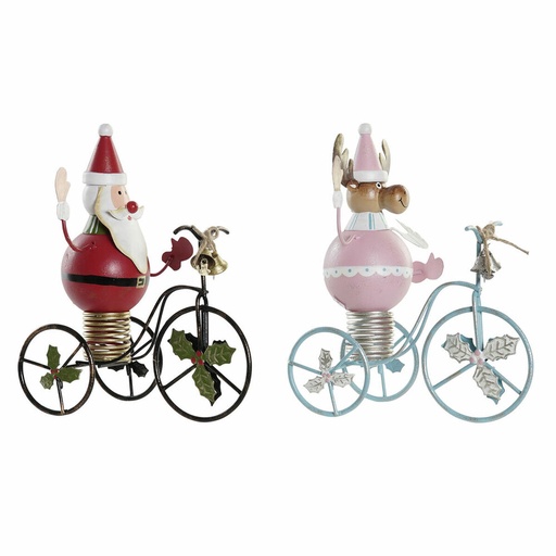 Adorno Navideño DKD Home Decor Metal (2 pcs) (15 x 9 x 19 cm)