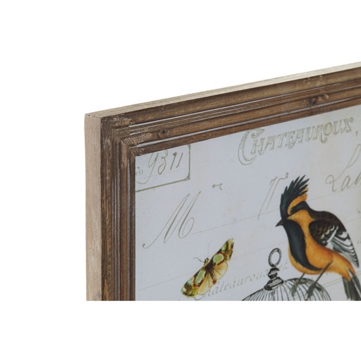Lienzo DKD Home Decor Madera Lienzo 34 x 2 x 44 cm