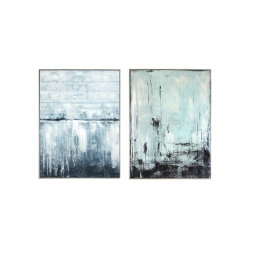 Lienzo DKD Home Decor Poliestireno Lienzo 60 x 3 x 80 cm