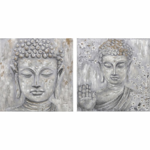 Lienzo DKD Home Decor Pino Lienzo 100 x 2,4 x 100 cm