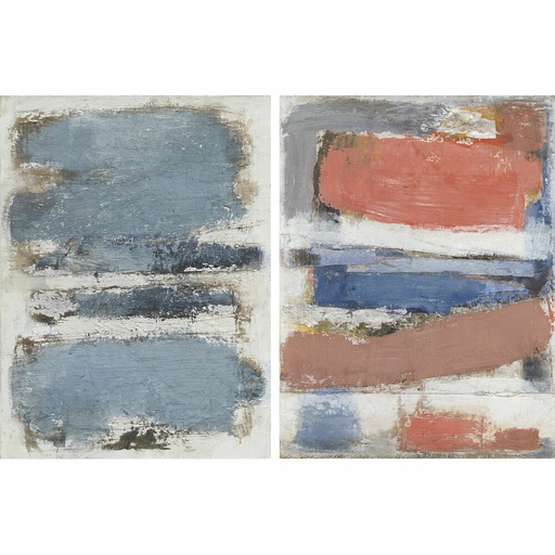 Canvas DKD Home Decor Pinewood Canvas 90 x 2,4 x 120 cm