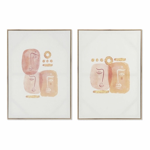 Lienzo DKD Home Decor Poliestireno Lienzo 50 x 3 x 70 cm