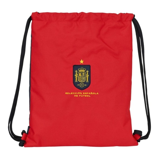 Bolsa Mochila con Cuerdas RFEF Azul Rojo 35 x 40 x 1 cm