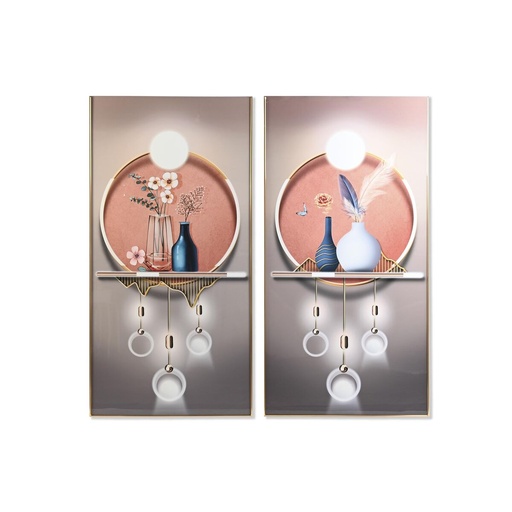 Painting DKD Home Decor Aluminium MDF Wood 80 x 3 x 160 cm