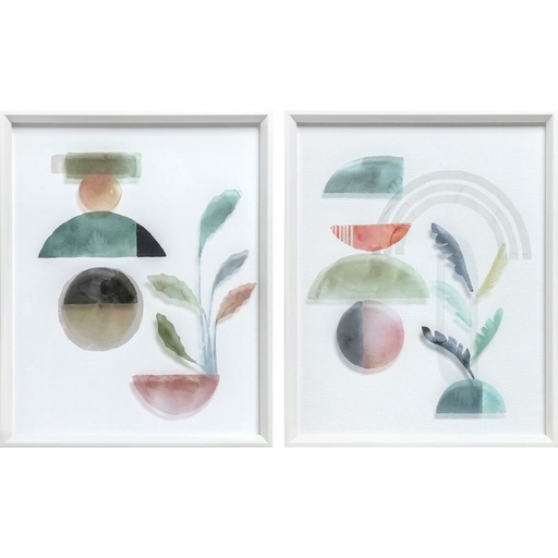 Cuadro Acrílico DKD Home Decor Poliestireno 40 x 3,8 x 50 cm 43 x 3,8 x 53 cm