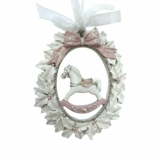 Christmas bauble DKD Home Decor Resin (7 x 1 x 9 cm) (6 Units)