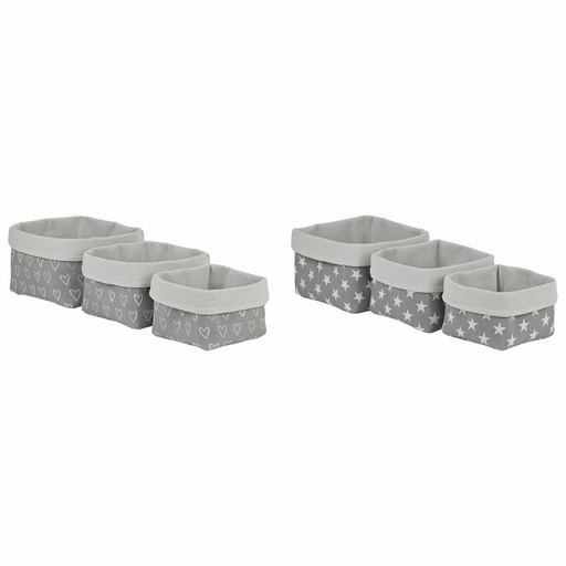Juego de Cestas DKD Home Decor 23 x 23 x 16 cm