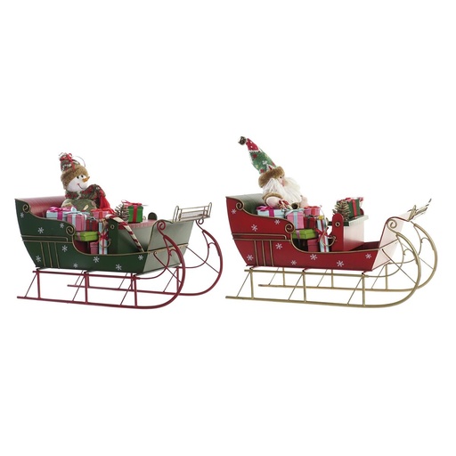 Christmas bauble DKD Home Decor Metal (38 x 19 x 35 cm) (2 Units)