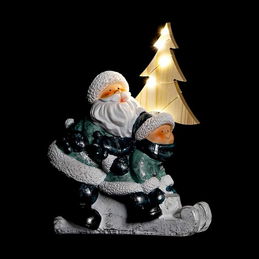 Adorno Navideño DKD Home Decor Resina (20 x 9 x 22 cm) (3 Unidades)