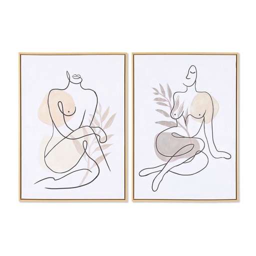 Lienzo DKD Home Decor Poliestireno Lienzo 50 x 3,5 x 70 cm