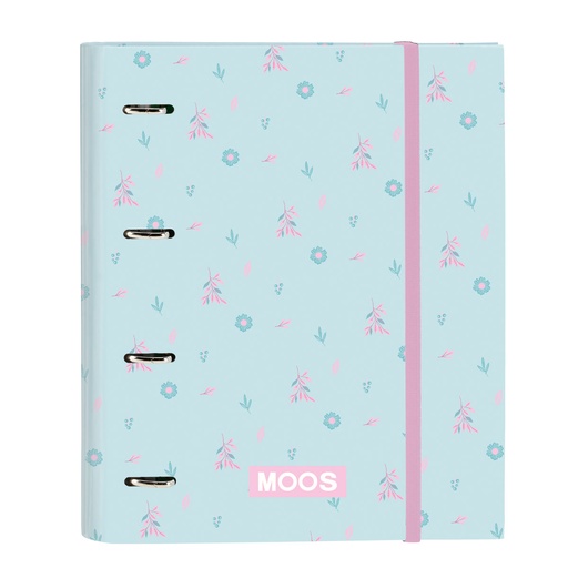 Ring binder Moos Garden 27 x 32 x 3.5 cm Turquoise
