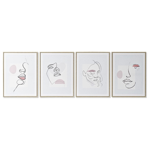 Lienzo DKD Home Decor Poliestireno Lienzo 45 x 2,5 x 60 cm