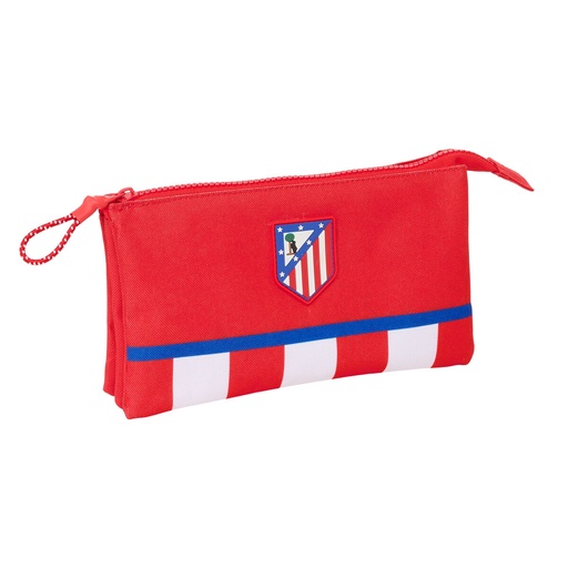 Portatodo Triple Atlético Madrid Rojo 22 x 12 x 3 cm