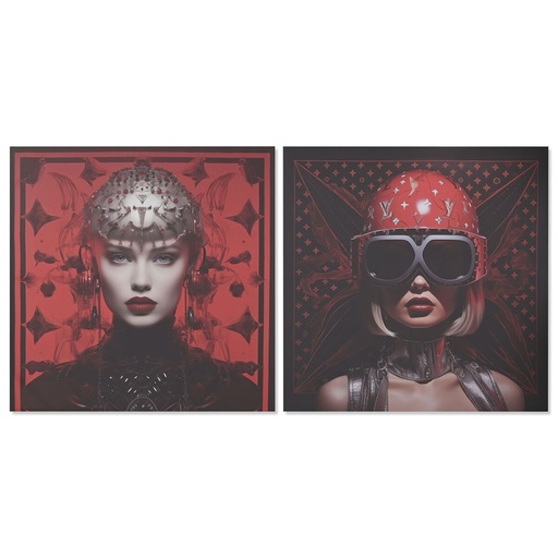 Lienzo Home ESPRIT Lienzo 120 x 3 x 120 cm