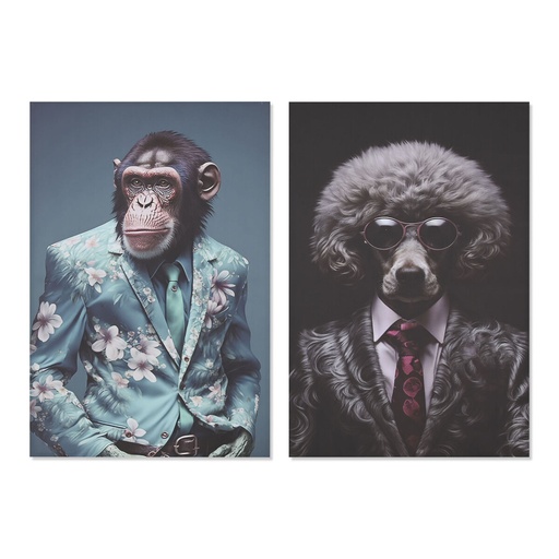 Lienzo Home ESPRIT Lienzo 80 x 3 x 120 cm