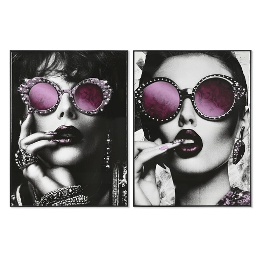 Lienzo Home ESPRIT Poliestireno Lienzo 60 x 3,5 x 80 cm