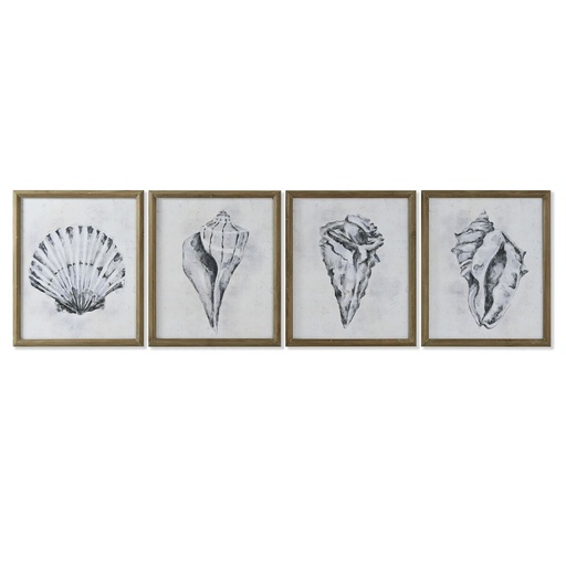 Cuadro Home ESPRIT Cristal Abeto 50 x 2,5 x 60 cm