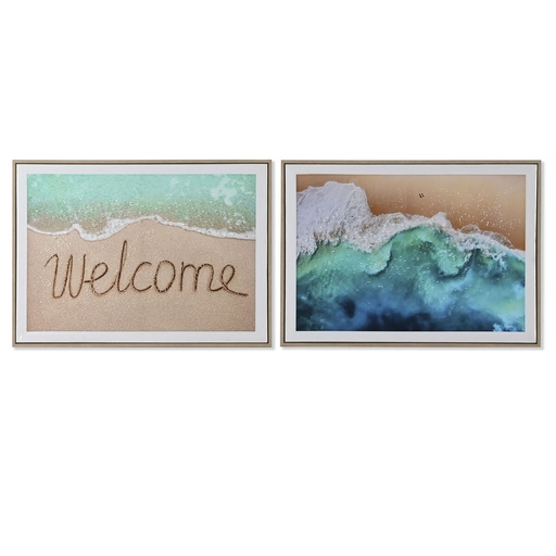 Canvas Home ESPRIT polystyrene Canvas 72,5 x 3 x 52,5 cm