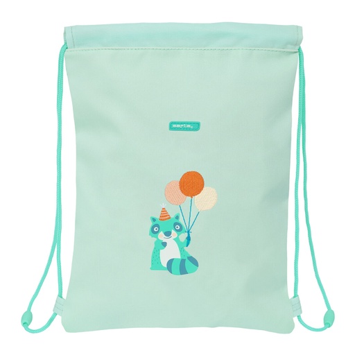 Backpack with Strings Safta Fiesta Green 26 x 34 x 1 cm