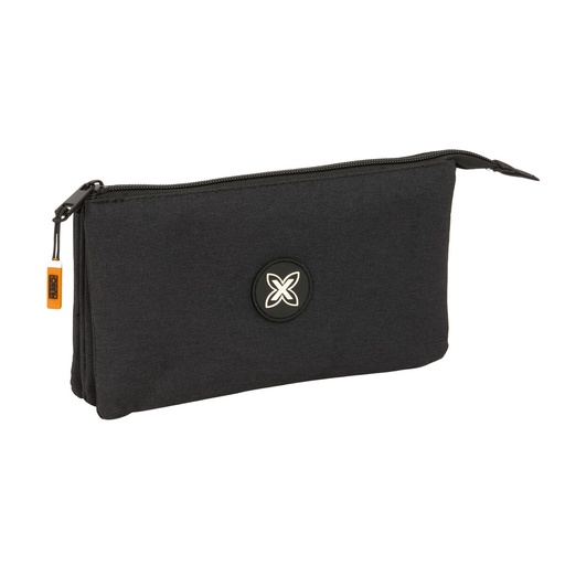 Portatodo Triple Munich Lagoon Negro 22 x 12 x 3 cm