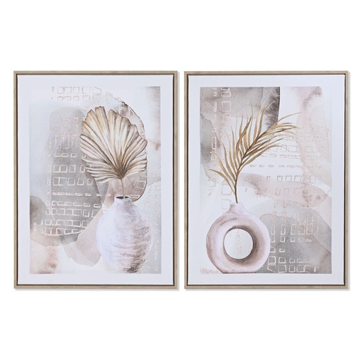 Lienzo Home ESPRIT Poliestireno Lienzo 45 x 2,5 x 60 cm