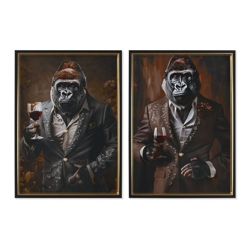 Lienzo Home ESPRIT Poliestireno Lienzo 51,5 x 4,5 x 71,5 cm