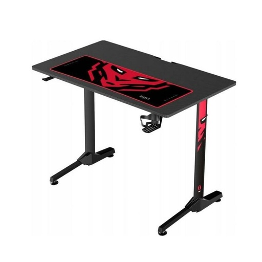 Mesa de Escritorio Gaming Diablo Chairs 1469 Blanco Negro Rojo 100 x 75 x 60 cm