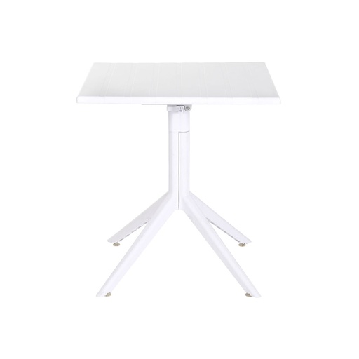 Dining Table Home ESPRIT White Metal polypropylene 70 x 70 x 75 cm