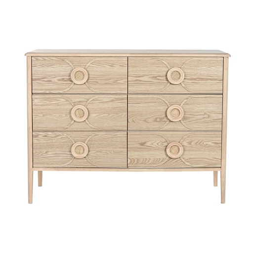 Chest of drawers Home ESPRIT Natural Romantic 120 x 40 x 90 cm