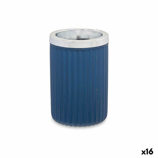 Vaso Berilo 3436-5 Azul Plástico 7,5 x 11,5 x 7,5 cm (16 Unidades)