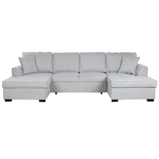 Sofabed Home ESPRIT Grey Modern 298 x 154 x 92 cm