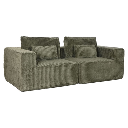 Sofá Home ESPRIT Verde Scandi 220 x 158 x 91 cm