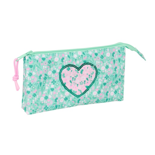 Triple Carry-all Safta Cuore Mint 22 x 12 x 3 cm