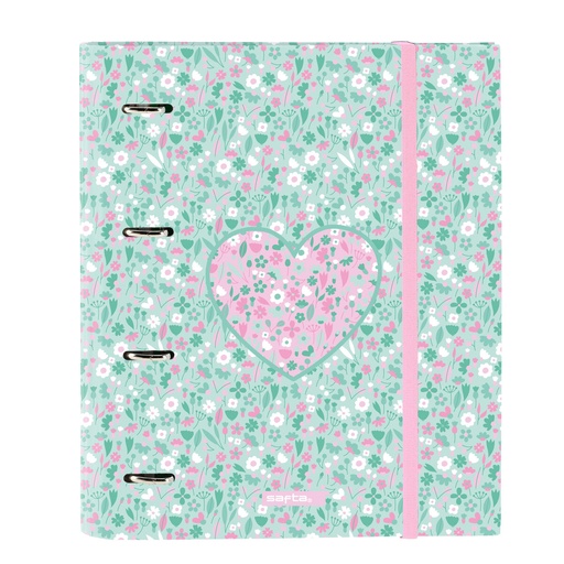 Ring binder Safta Cuore Mint 27 x 32 x 3.5 cm