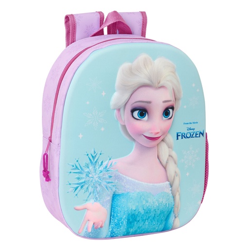 Mochila Infantil Frozen Rosa Azul cielo 27 x 33 x 10 cm 3D