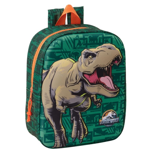 Mochila Infantil Jurassic World Verde oscuro 22 x 27 x 10 cm 3D