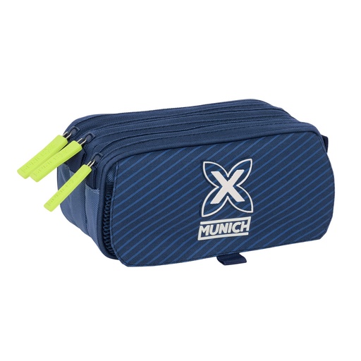Triple Carry-all Munich Blue indigo Blue 21,5 x 10 x 8 cm
