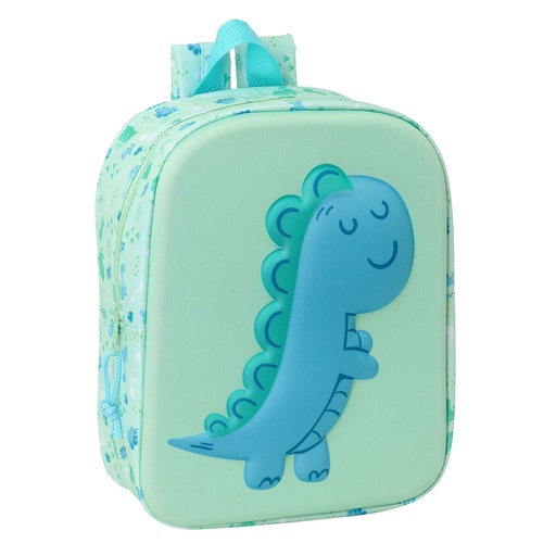 Child bag Safta Mint 22 x 27 x 10 cm 3D