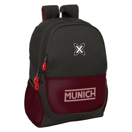 Mochila Escolar Munich Vulcan Negro 32 x 44 x 16 cm