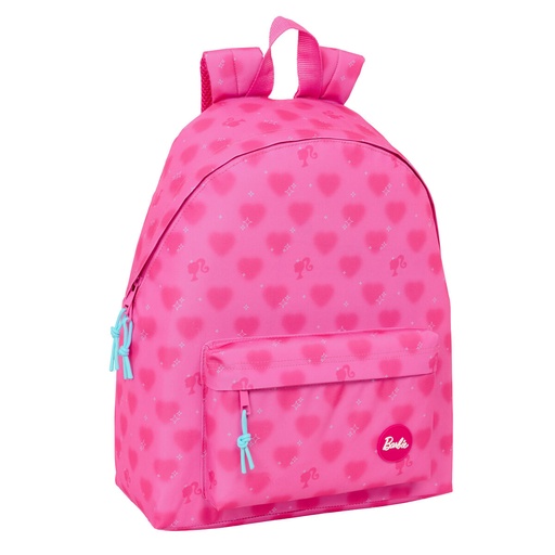 Mochila Escolar Barbie Corazones Rosa 33 x 42 x 15 cm
