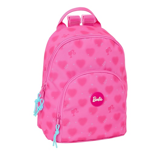 School Bag Barbie Corazones Pink 25 x 30 x 13 cm