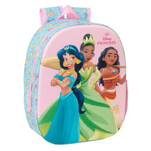Mochila Infantil Frozen Rosa Azul cielo 27 x 33 x 10 cm 3D