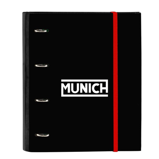 Ring binder Munich Vulcan Black 27 x 32 x 3.5 cm