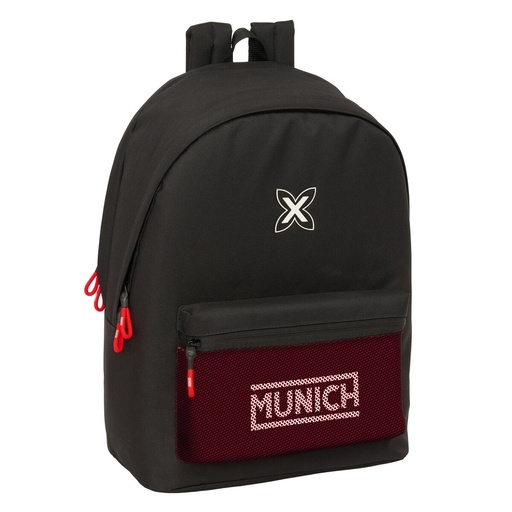 Mochila Escolar Munich +usb munich Negro 31 x 44 x 18 cm