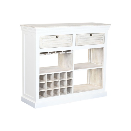 Bottle rack Home ESPRIT White 120 x 40 x 98 cm