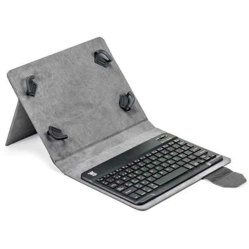 Teclado Bluetooth con Soporte para Tablet Maillon Technologique MTKEYBLUECB 9.7"-10.2" Negro Español Qwerty Español