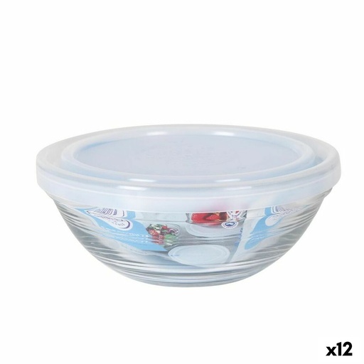 Round Lunch Box with Lid Duralex FreshBox 310 ml (12 Units)  