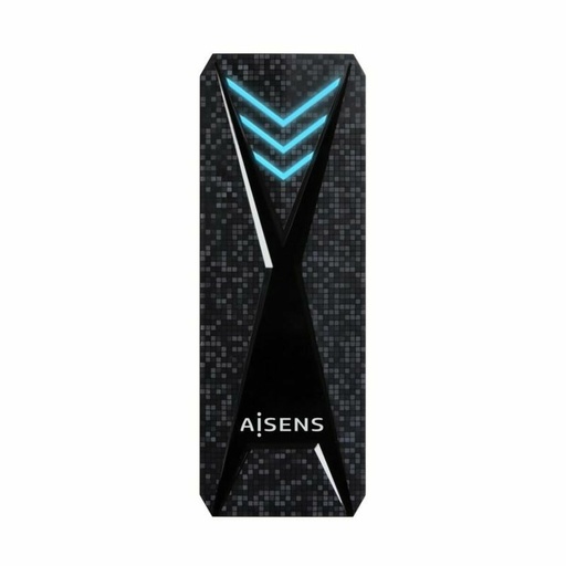 Carcasa para Disco Duro Aisens ASM2-RGB013B Negro
