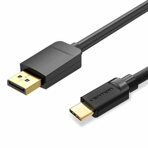 Adaptador USB-C a DisplayPort Vention CGYBF Negro 1 m